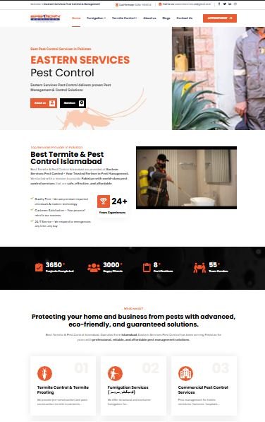 Local SEO & WordPress Case Study: Eastern Services