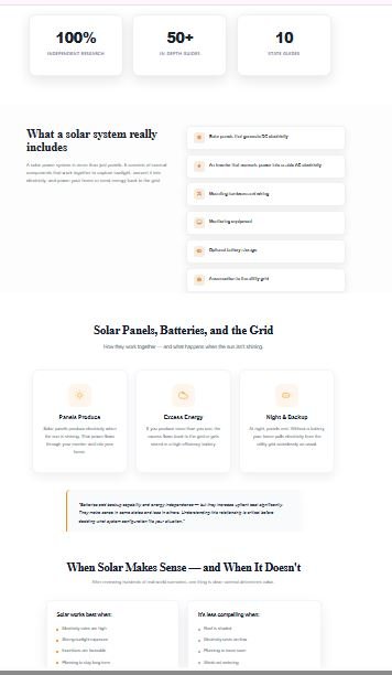 Solar Energy Web Design & SEO